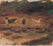 Benedito Calixto Ducks Spain oil painting artist